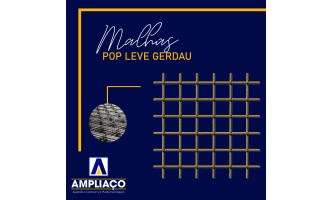 Malha POP Leve Gerdau (20X20 3,4MM) 2x3 mts
